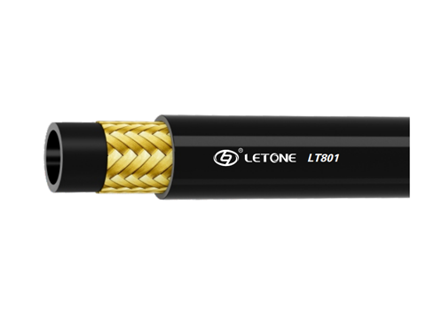 Steel wire wrapped hydraulic rubber hose