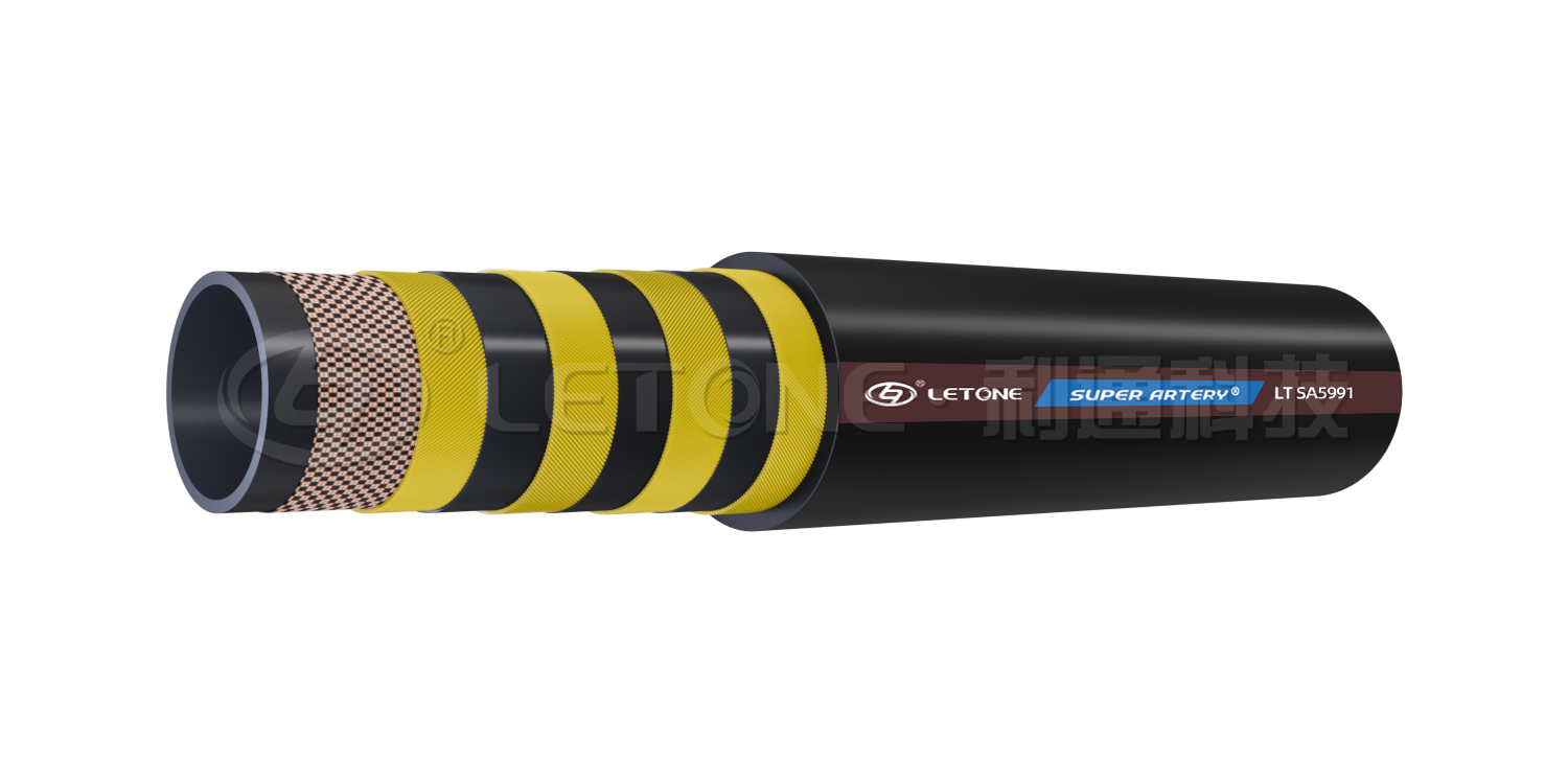 Acid resistant UPE industrial hose food grade
