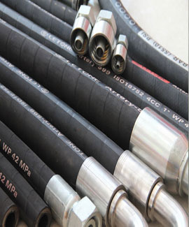 Excavator specific high-pressure oil pipe Hydraulic hose DN6-DN51 16-42MPa